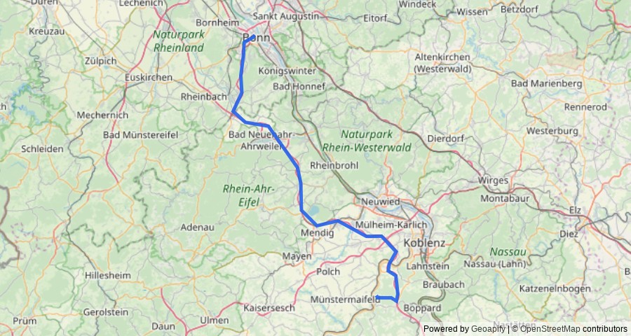 Route Karte