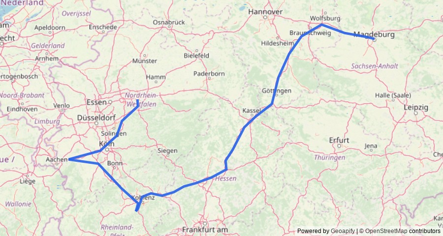 Route Karte