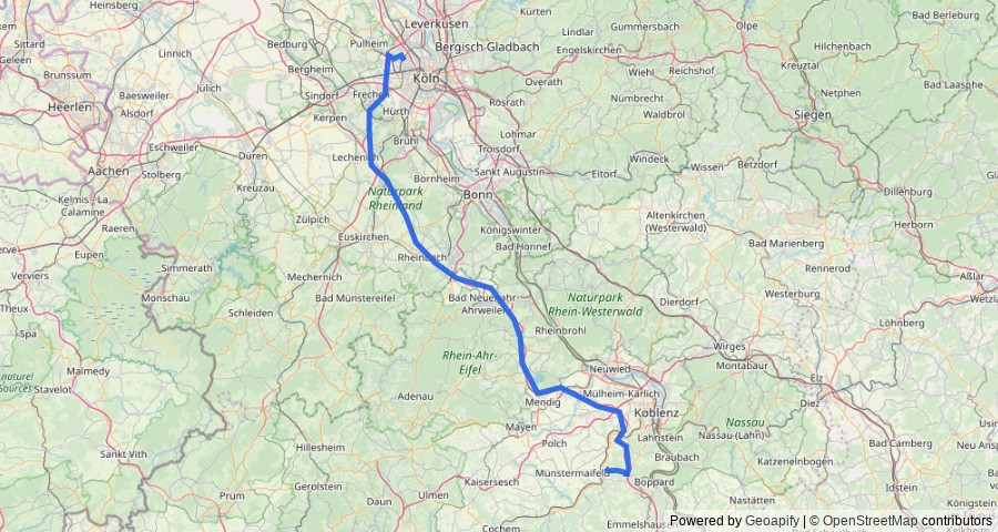 Route Karte